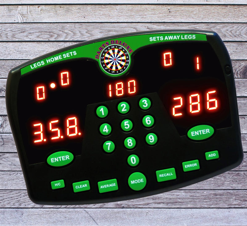 Thomas & Anca Club Supplies Ltd Darts Deluxe Electronic Dart Scorer Electronic Scoreboard For Dart Lovers Xmas Gift Dart Players Man Cave Gift Xmas Gift Present for him - Gift Guide