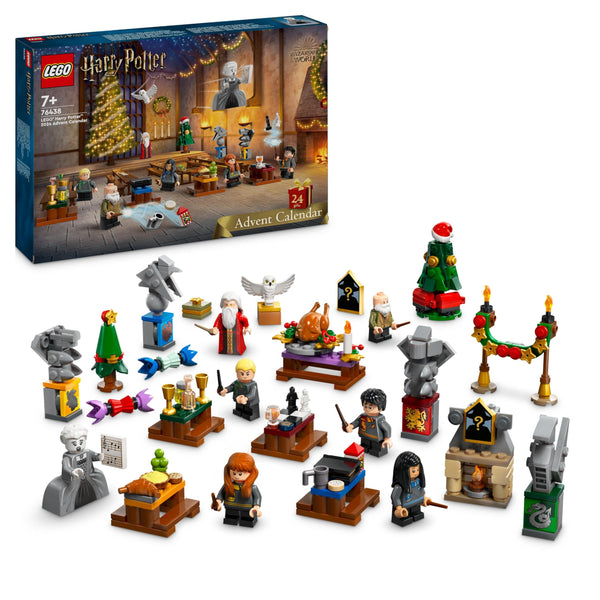 LEGO Harry Potter Advent Calendar 2024, Hogwarts Fantasy Toy for Kids, Includes 7 Minifigures and 16 Mini Builds, Christmas Countdown Treat, Gift for 7 Plus Year Old Girls, Boys and Fans 76438 - Gift Guide