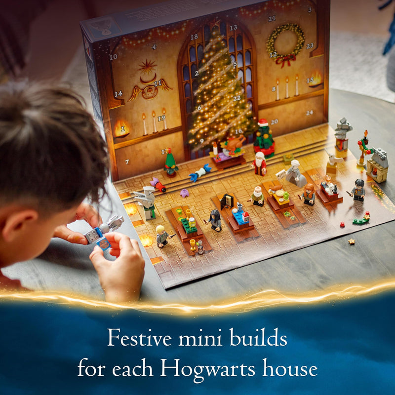 LEGO Harry Potter Advent Calendar 2024, Hogwarts Fantasy Toy for Kids, Includes 7 Minifigures and 16 Mini Builds, Christmas Countdown Treat, Gift for 7 Plus Year Old Girls, Boys and Fans 76438 - Gift Guide