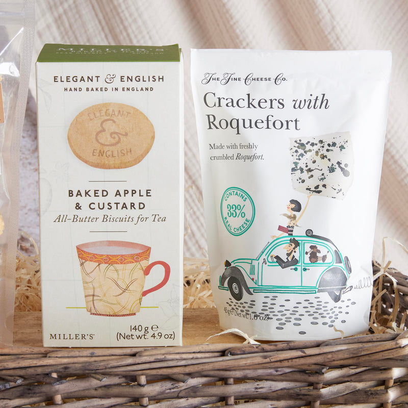 Alcohol Free Hamper Basket - Food and Drink Gift Hampers - Non Alcoholic Gift Basket Hampers - Sharing Hampers