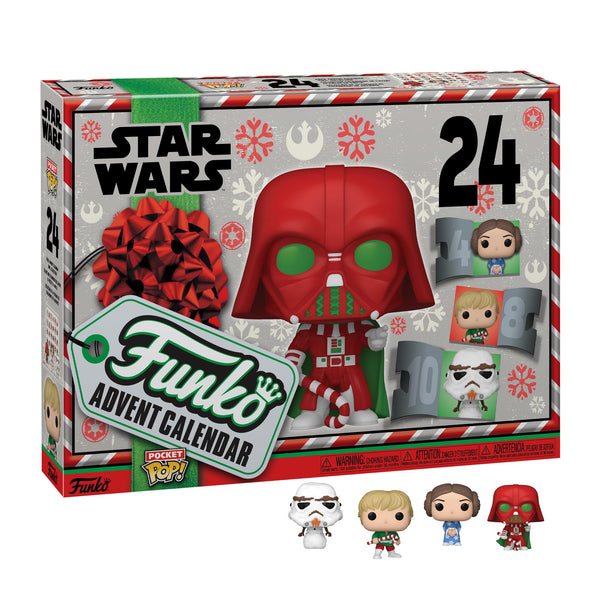 Funko Advent Calendar: Star Wars Holiday - Darth Vader - 24 Days Of Surprise - Collectable Vinyl Mini Figures - Mystery Box - Gift Idea - Holiday Xmas for Girls, Boys & Kids - Christmas Countdown - Gift Guide