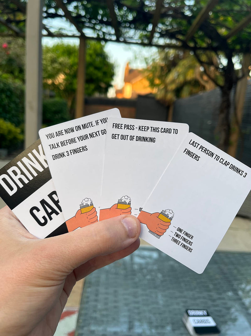 Drinky Cards - Drinking Games For Adults Party | Card Games For Adults | Fun Drinking Card Games | Hen Games & Stag Games | 100 Unique Challenges