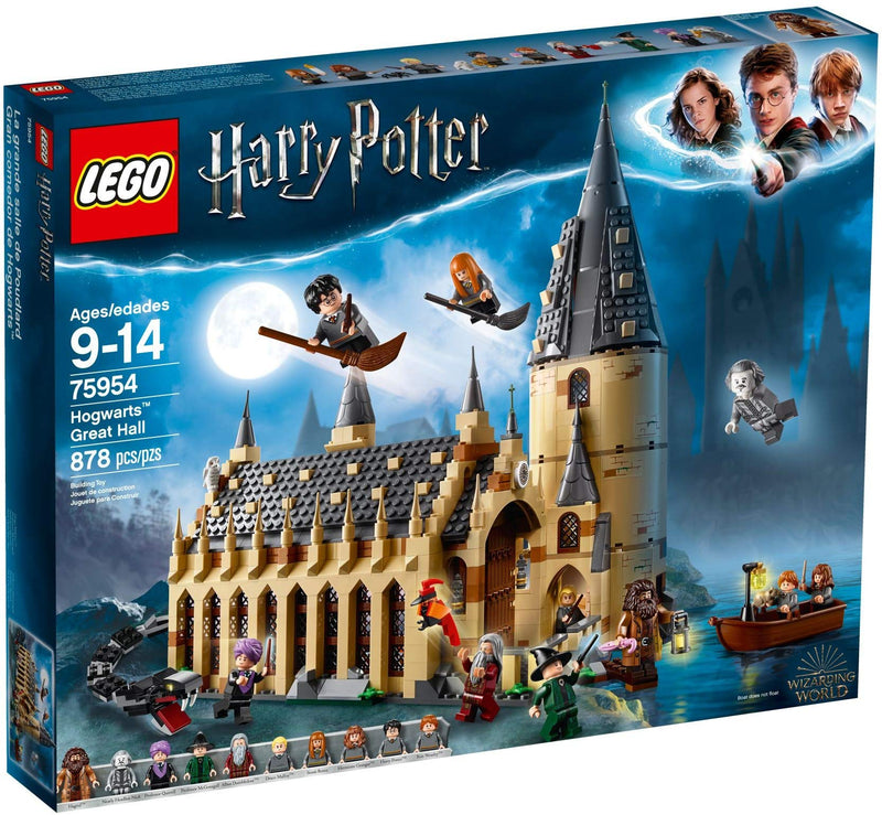 LEGO 75954 Harry Potter Hogwarts Great Hall Castle Toy, Gift Idea for Wizarding World Fan, Building Set for Kids