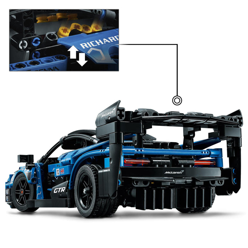 LEGO Technic McLaren Senna GTR 42123 Model Building Kit; A Great Gift for Kids, Teens and Adults Who Love Supercar Toys, Racing Cars and Collectible Display Vehicles (830 Pieces)