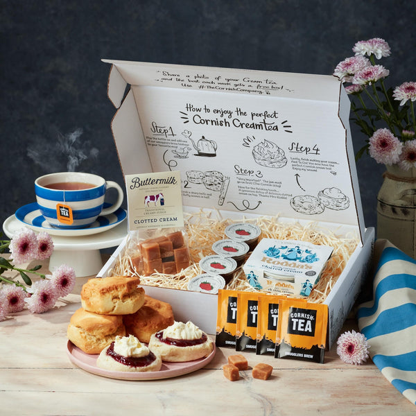 The Gluten Free Cream Tea Hamper – Premium Gift Set with Clotted Cream Fudge - Gift Guide