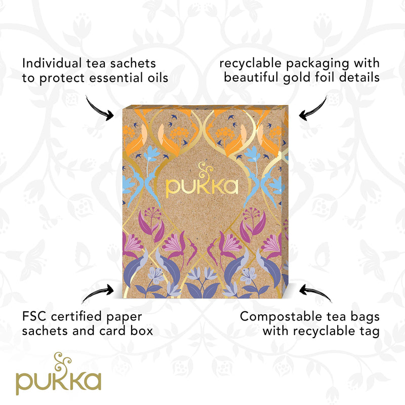 Pukka Herbs | Premium Organic Herbal Tea Selection Gift Set Box | Ideal Gifts For Women & Men Christmas, Birthday, Anniversary & Self-Care | Eco-Friendly Selection | 45 Tea Bags | 9 Delicious Flavours - Gift Guide