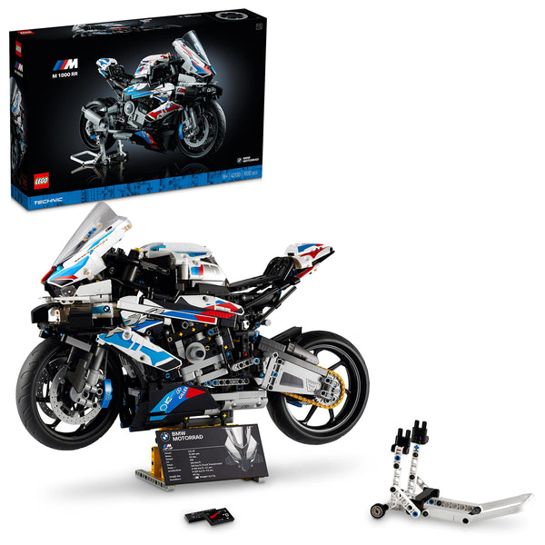 LEGO Technic BMW M 1000 RR Motorbike Model Kit for Adults, Build and Display Motorcycle Set with Authentic Features, Vehicle Gift Idea for Men, Women, Him or Her 42130