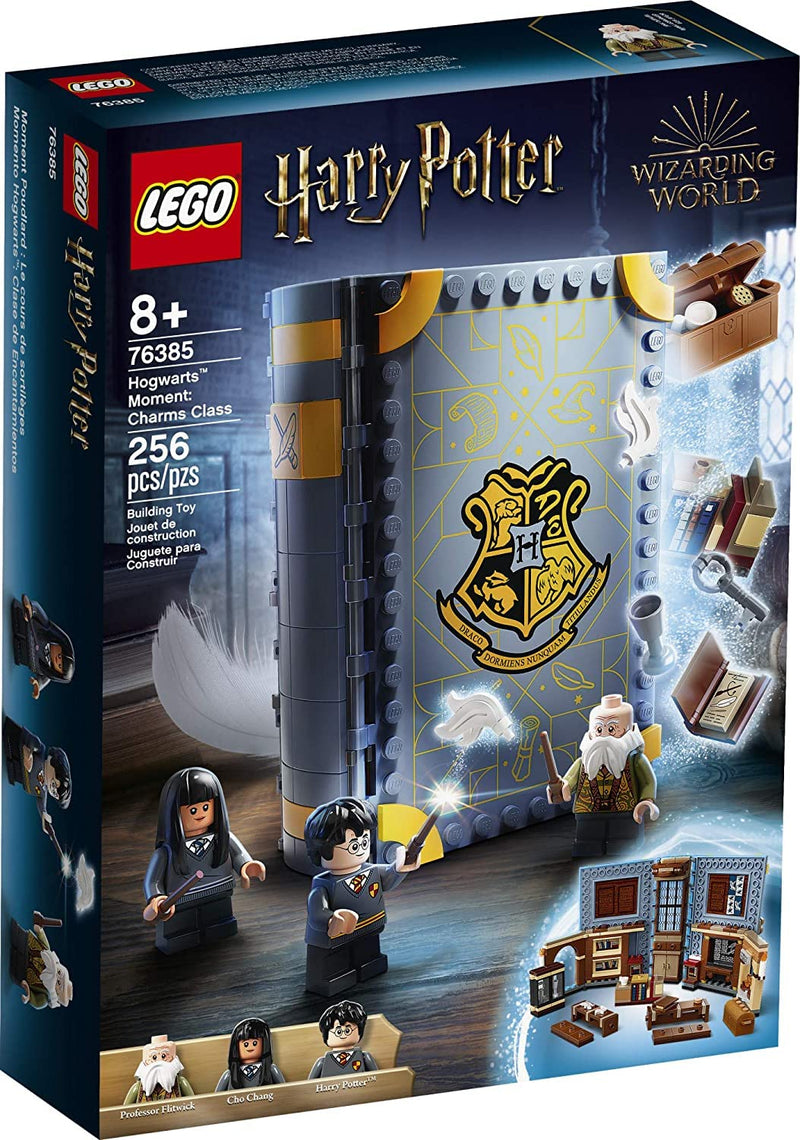 LEGO Harry Potter Hogwarts Moment: Charms Class 76385 Professor Flitwick’s Class in a Brick-Built Book Playset, New 2021 (255 Pieces)