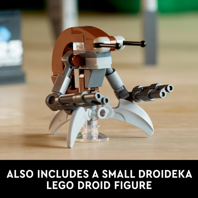 LEGO Star Wars Droideka Set, Collectible Droid Model Kit for Adults to Build, Home Officé Decor Display Figure, Memorabilia Gift idea for Men, Women, Him, Her & Fans 75381