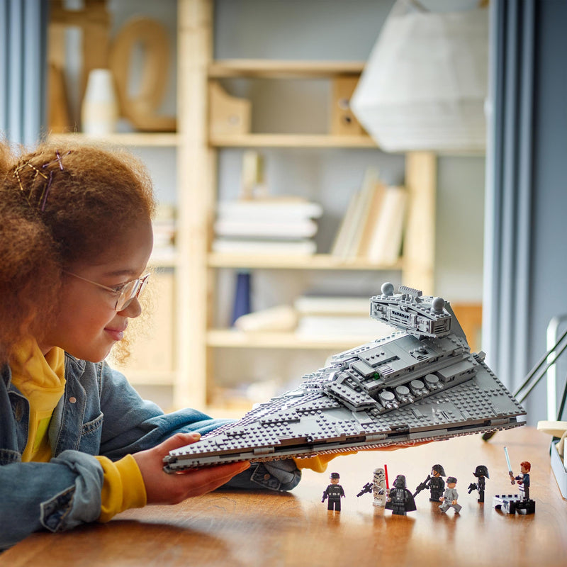LEGO Star Wars Imperial Star Destroyer Starship Building Toy, Collectible A New Hope Set Includes a Darth Vader Character Minifigure, Birthday Gift for 10 Plus Year Old Kids, Boys & Girls 75394