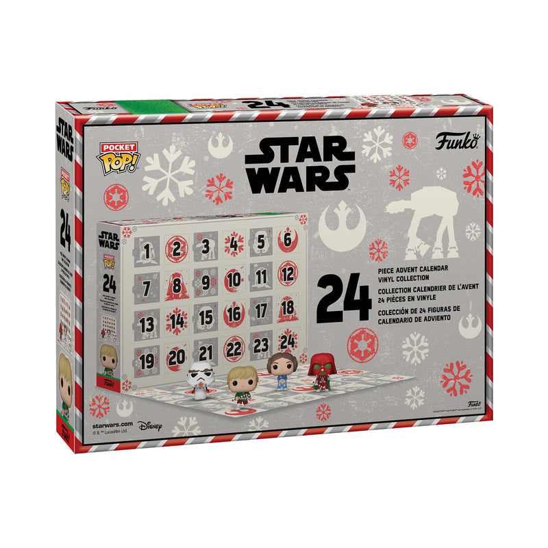 Funko Advent Calendar: Star Wars Holiday - Darth Vader - 24 Days Of Surprise - Collectable Vinyl Mini Figures - Mystery Box - Gift Idea - Holiday Xmas for Girls, Boys & Kids - Christmas Countdown - Gift Guide