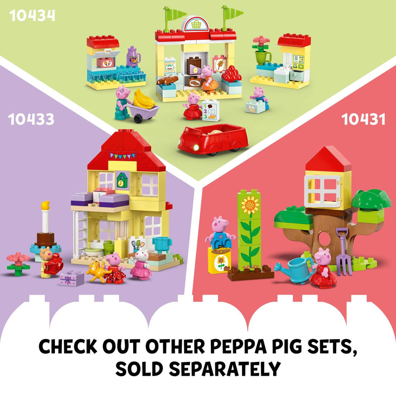 LEGO DUPLO Peppa Pig Boat Trip Bath Toy, Building Block Learning Set for Preschool Kids with 2 Peppa Pig Figures Included, Water Toy Gift Idea for Toddlers Ages 2 and Up, 10432