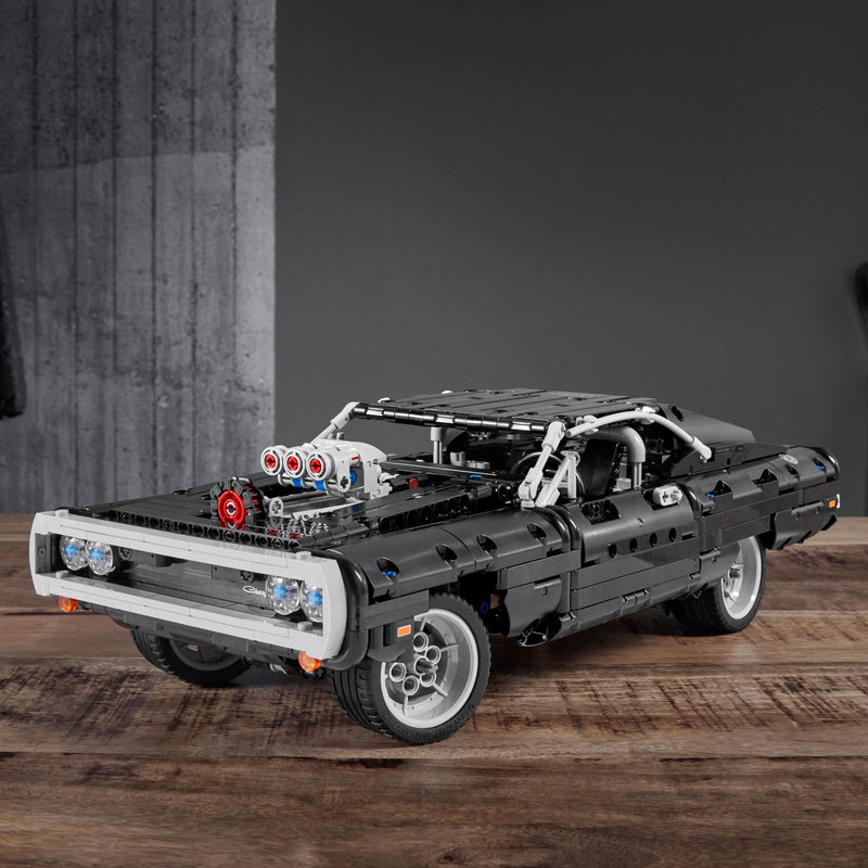 LEGO Technic 42111 La Dodge Charger de Dom, Maquette Voiture de Course a Construire Fast and Furious, Idée Cadeau