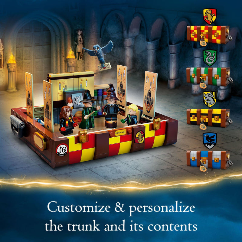 LEGO Harry Potter Hogwarts Magical Trunk 76399 Building Kit; Cool, Collectible Toy Featuring Popular Character Minifigures from The Harry Potter Movies; Great Gift for Kids Aged 8+ (603 Pieces)