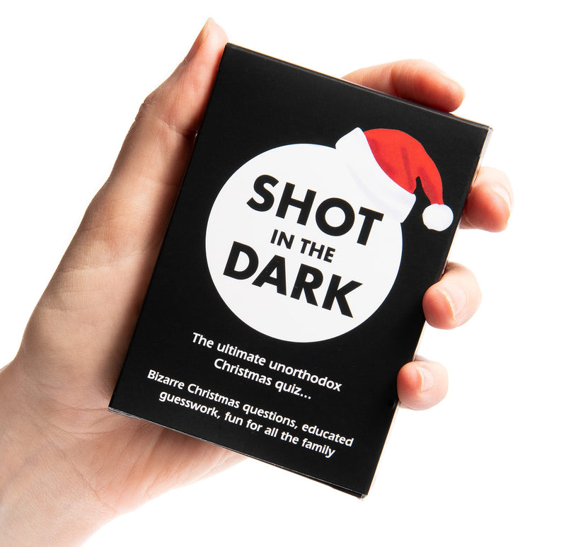 Shot in the Dark: Christmas Quiz Edition | 2+ players | Adults & Kids | Ideal Christmas Stocking Filler Gift - Gift Guide