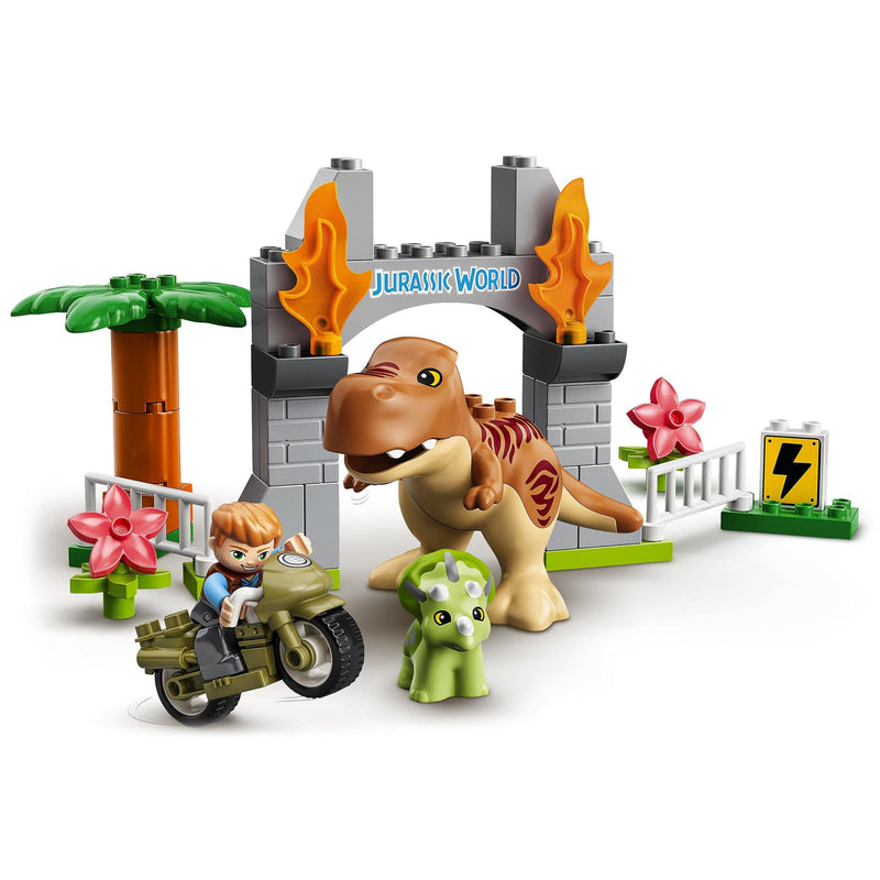 LEGO 10939 DUPLO Jurassic World T. rex and Triceratops Dinosaur Breakout