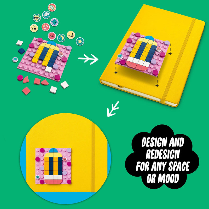 LEGO DOTS Adhesive Patches Mega Pack 41957 DIY Craft Kit; A Fun Arts-And-Crafts Activity That Inspires Creativity; Makes an Imaginative Personalised Design Gift for Crafts Lovers Aged 6+ (486 Pieces)