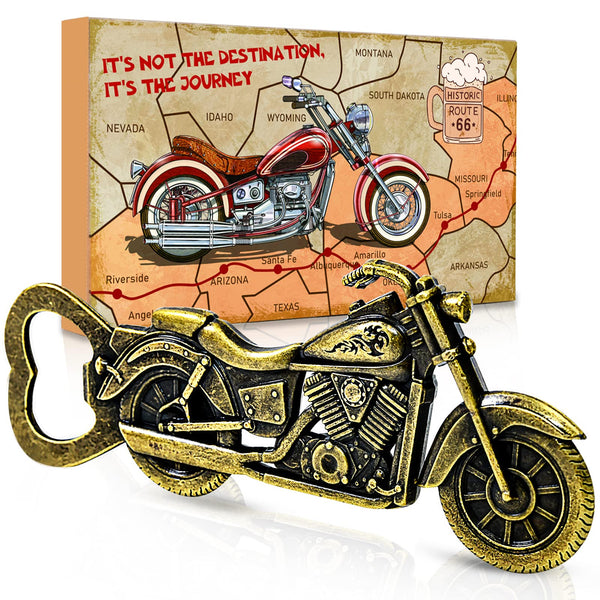 Novelty Christmas Gifts for Men Dad - Unique Motorbike Beer Gifts for Men Dad Him Brother Uncle Grandad Husband Christmas Stocking Fillers Birthday Gifts Secret Santa Xmas Small Gifts Advent Calendar