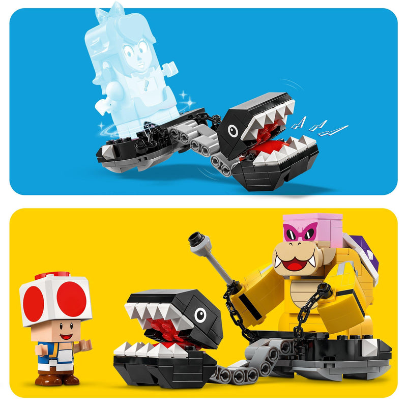 LEGO Super Mario Battle with Roy at Peach’s Castle Set, Nintendo Character Building Toy for 7 Plus Year Old Boys & Girls, with 3 Figures, Adventure Playset, Gifts for Kids and Gamers 71435