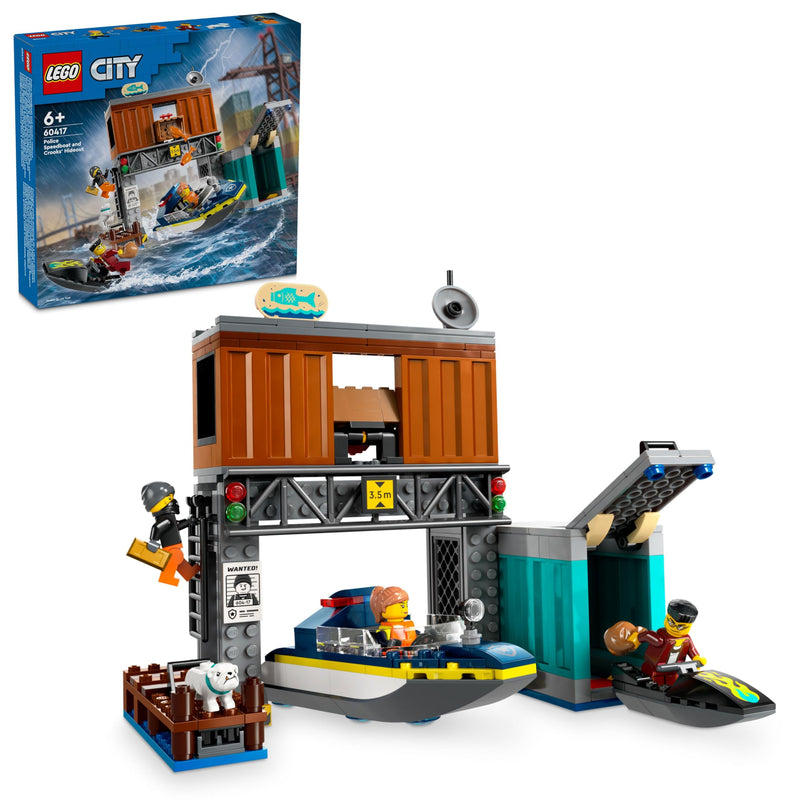 LEGO City - Police Speedboat and Crooks' Hideout (60417)