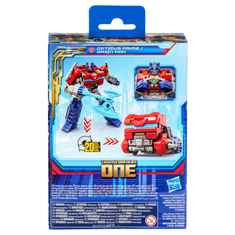 Transformers One Prime Changer Optimus Prime (Orion Pax) Action Figure