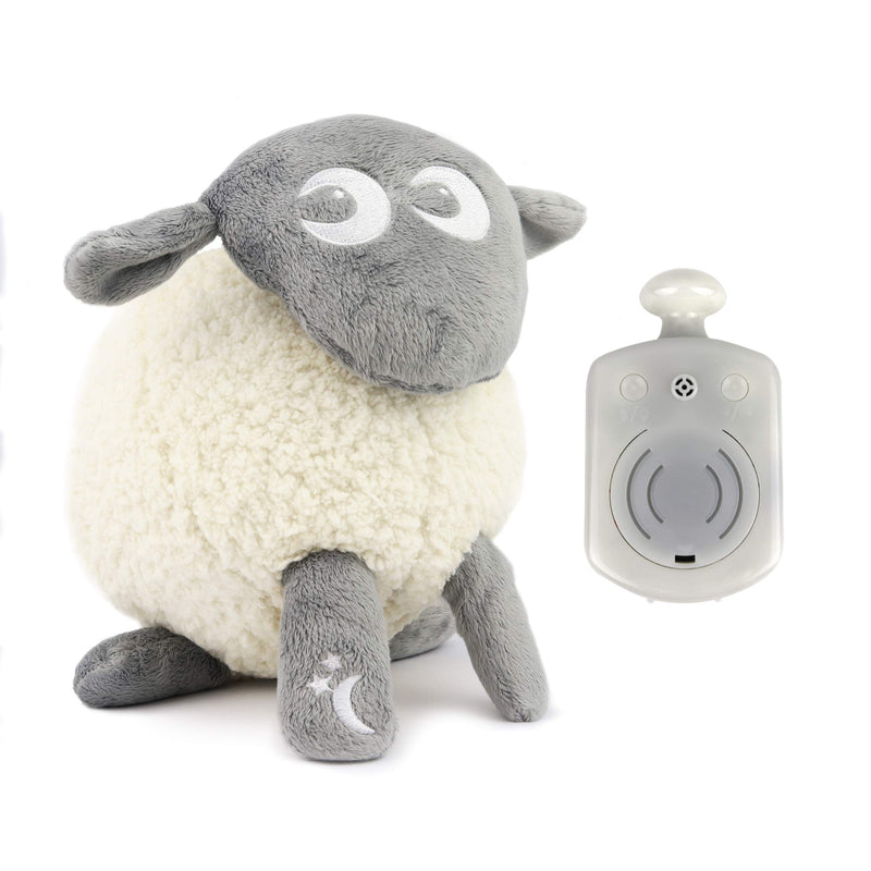 Sweet Dreamers, Ewan Deluxe with Shush, Grey | Baby & Toddler Sleep Aid Gift | Cry Activated Sensor & Nightlight | 5 Soothing White & Pink Noise Sounds | Auto-Off Timer | Machine Washable & Portable - Gift Guide