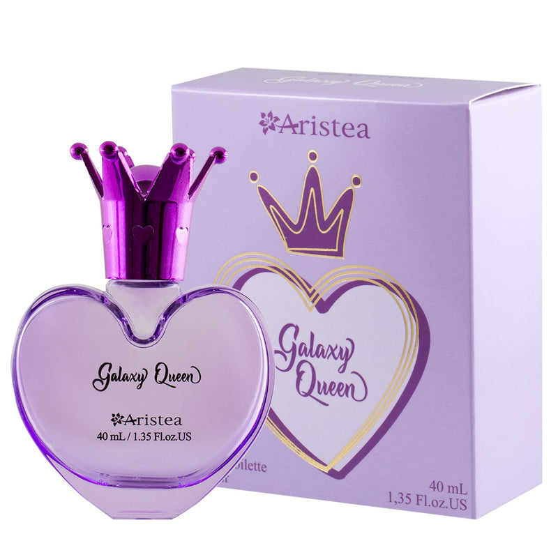 Aristea Galaxy Queen Eau de Toilette Body Spray, Warm Floral Fragrance for Girls and Women, Long Lasting, 40ml