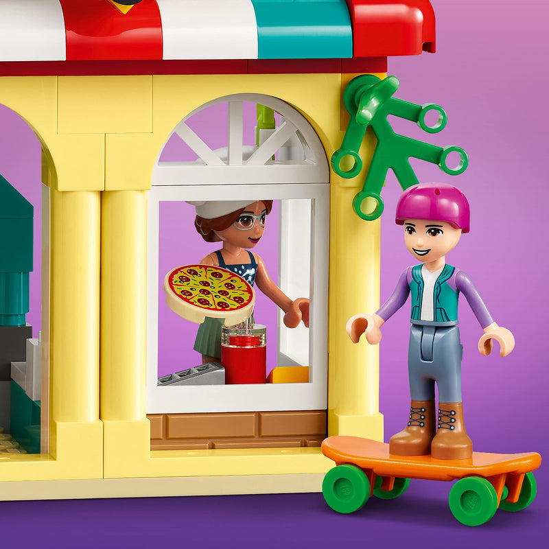 LEGO Friends Heartlake City Pizzeria 41705 Building Kit; Includes Friends Characters Olivia and Ethan; Pizza-Play Creative Gift for Kids Aged 5+ (144 Pieces)