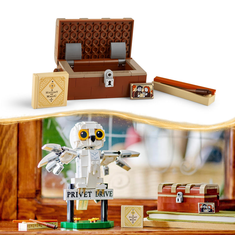 LEGO Harry Potter Hedwig at 4 Privet Drive, Buildable Toy for 7 Plus Year Old Kids, Girls & Boys, with an Owl Figure, Independent Play Set, Small Wizarding World Gift Idea 76425