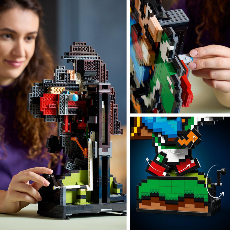LEGO Super Mario World: Mario & Yoshi Building Set, Model Kit for Adults to Build, with Pixelated Character Figures, Collectible Gamer Gift for Men, Women, Him or Her, Great for Home Decor 71438