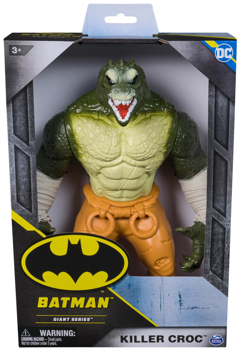 DC Comics, Batman Giant Series Killer Croc Action Figure, 30-centimetre Superhero Collectible Kids’ Toys for Boys and Girls Aged 3+