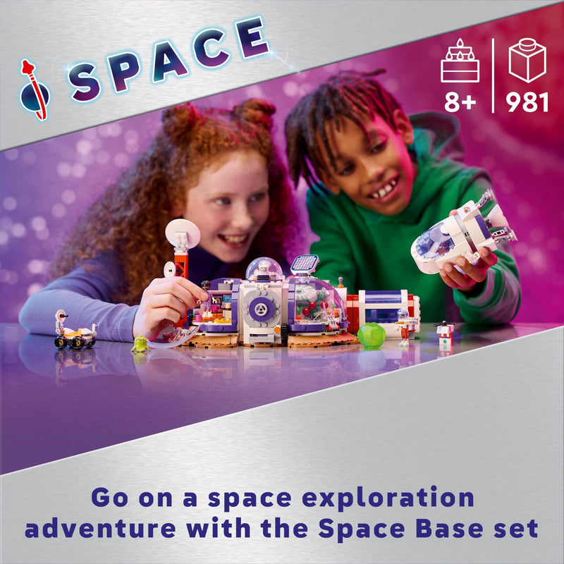LEGO Friends Mars Space Base and Rocket, Vehicle Set with Rover and Spaceship Toy for 8 Plus Year Old Girls & Boys, Includes 4 Mini-Doll Characters, Gift Idea for Kids Who Love Science Toys 42605