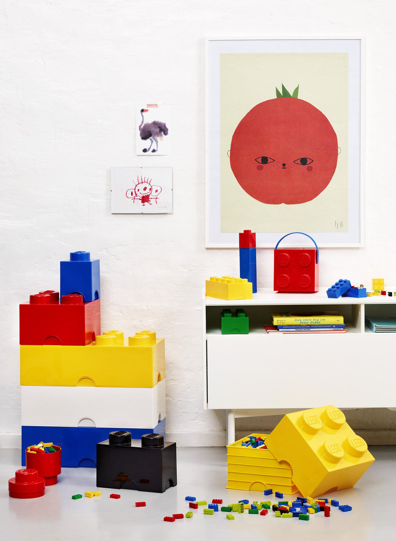 Lego Storage Brick 4 Orange