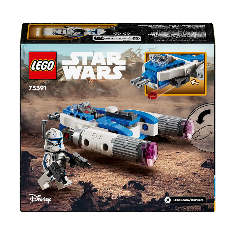 LEGO Star Wars Captain Rex Y-Wing Microfighter, Collectible The Clone Wars Starship Vehicle Toy with a Character Minifigure for 6 Plus Year Old Boys & Girls, Fantasy Gift Idea for Kids 75391