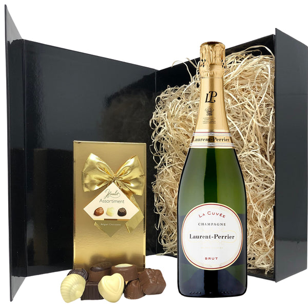 Laurent Perrier Champagne Gift Set - LP Champagne and Chocolate Hamper