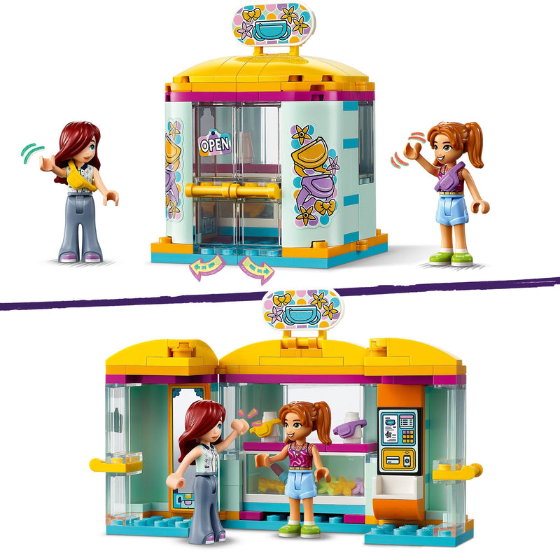 LEGO Friends Tiny Accessories Shop, Building Toy for 6 Plus Year Old Girls, Boys & Kids, Mini-Dolls Playset with Characters Paisley and Candi, Small Birthday Gift Idea 42608