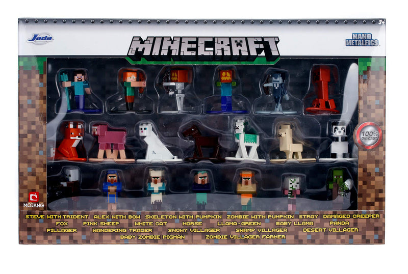 Jada 253265001 Mine Craft 20 DIE-CAST Figure Pack Wave 7, Multi