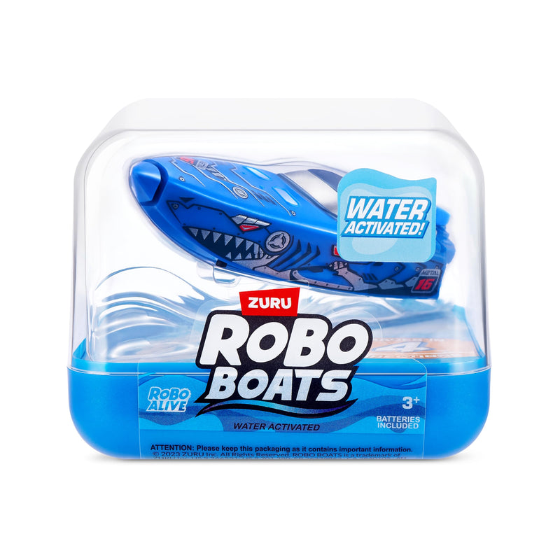 Robo Alive 71123B ZURU, Tiger Robo Shark, 2 Pack, 2 Boats