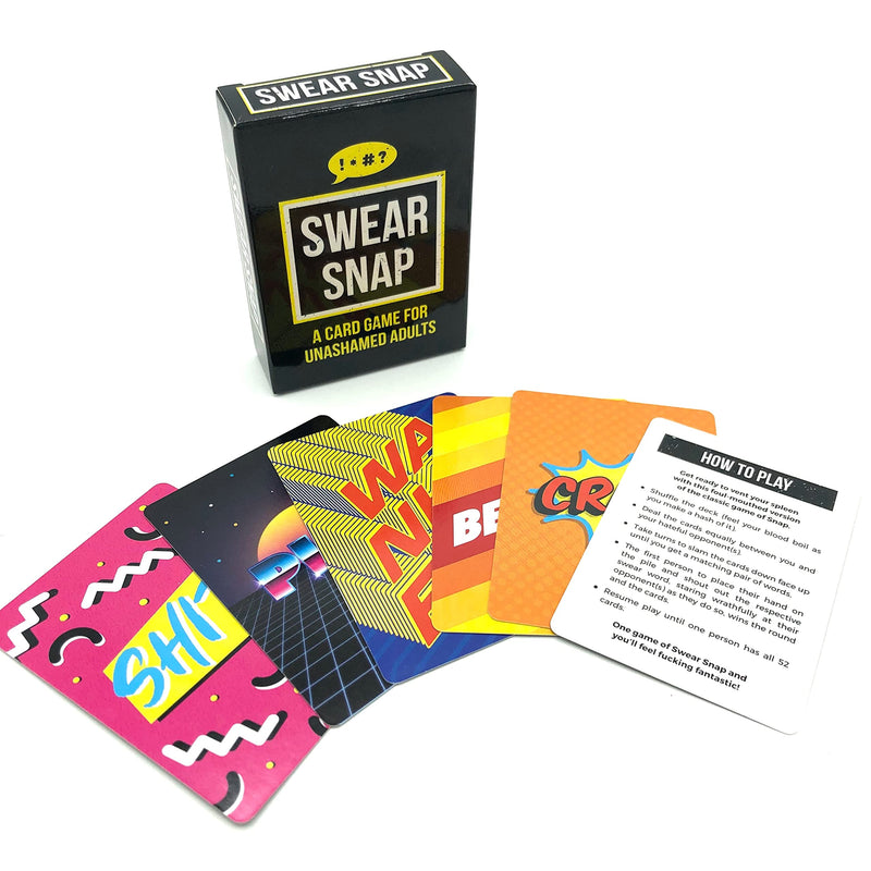 Swear Snap: A Card Game for Unashamed Adults - Gift Guide