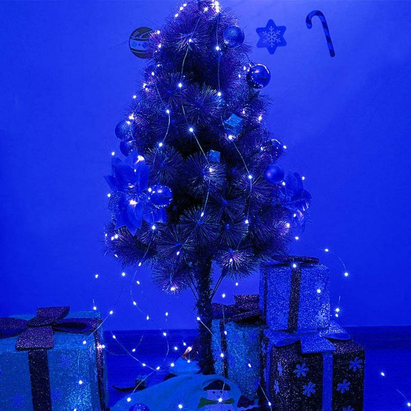 Lezonic Fairy Lights Mains Powered, 220LED/25M Low Voltage String Lights with Remote Timer, 8 Modes Fairy Lights Plug in Decorative Lights for Indoor/Outdoor Garden Party Wedding Christmas (Blue) - Gift Guide