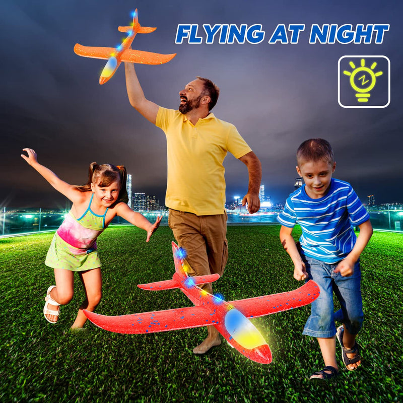 Winstico Boys Toys Age 4 5 6 7 8 9 Year Old Boy Gifts, Airplane Launcher Toy with 3 Pack Foam Glider Planes, Outdoor Garden Toys Birthday Present Gift for Kids Age 3 4 5 6 7 8 9 Year Old Boys - Gift Guide