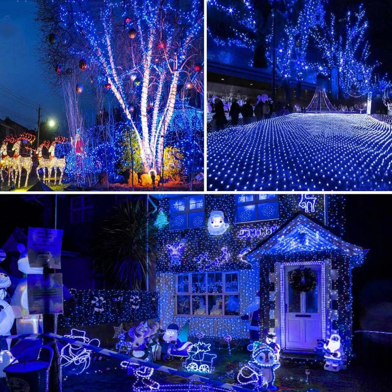 Lezonic Fairy Lights Mains Powered, 220LED/25M Low Voltage String Lights with Remote Timer, 8 Modes Fairy Lights Plug in Decorative Lights for Indoor/Outdoor Garden Party Wedding Christmas (Blue) - Gift Guide