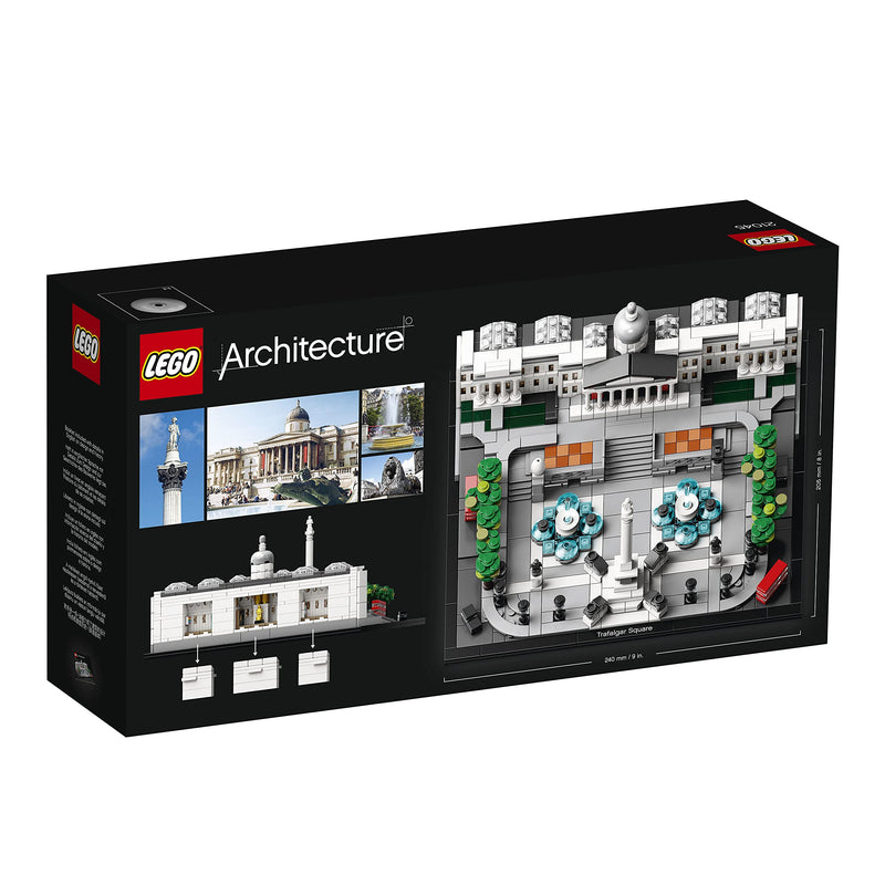 LEGO 21045 Architecture Trafalgar Square Set, with London Landmark, National Gallery Collectible Model Kits for Adults to Build