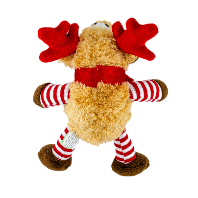 Scarlaroo Christmas Reindeer Plush Dog Toy Gift for Puppy and Small Dogs - Gift Guide