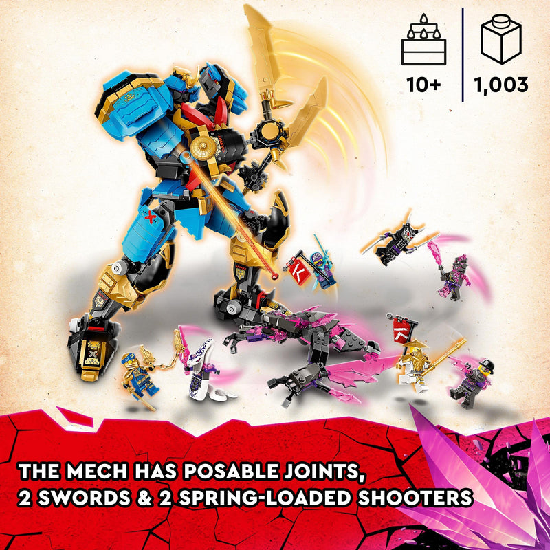 LEGO NINJAGO Nya’s Samurai X MECH 71775 Building Kit; Action-Packed Playset Featuring Exclusive Minifigures for Kids Who Love Ninja and Mech Toys; Gift Idea for Ages 10 and over (1,003 Pieces)