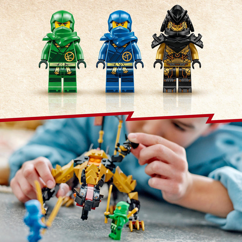 LEGO NINJAGO Imperium Dragon Hunter Hound Set, Monster Figure Building Toy for 6+ Years Old Kids, Boys, Girls, Posable Mythical Creature, Ninja Gift with 3 Minifigures 71790