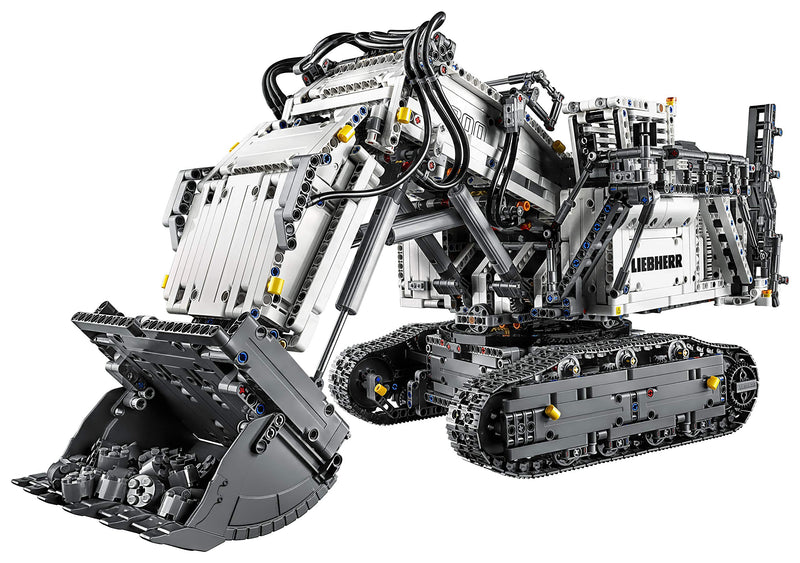 LEGO 42100 Technic Control Liebherr R 9800 RC Excavator, Remote App Controlled Advanced Construction Set, with Interactive Motors