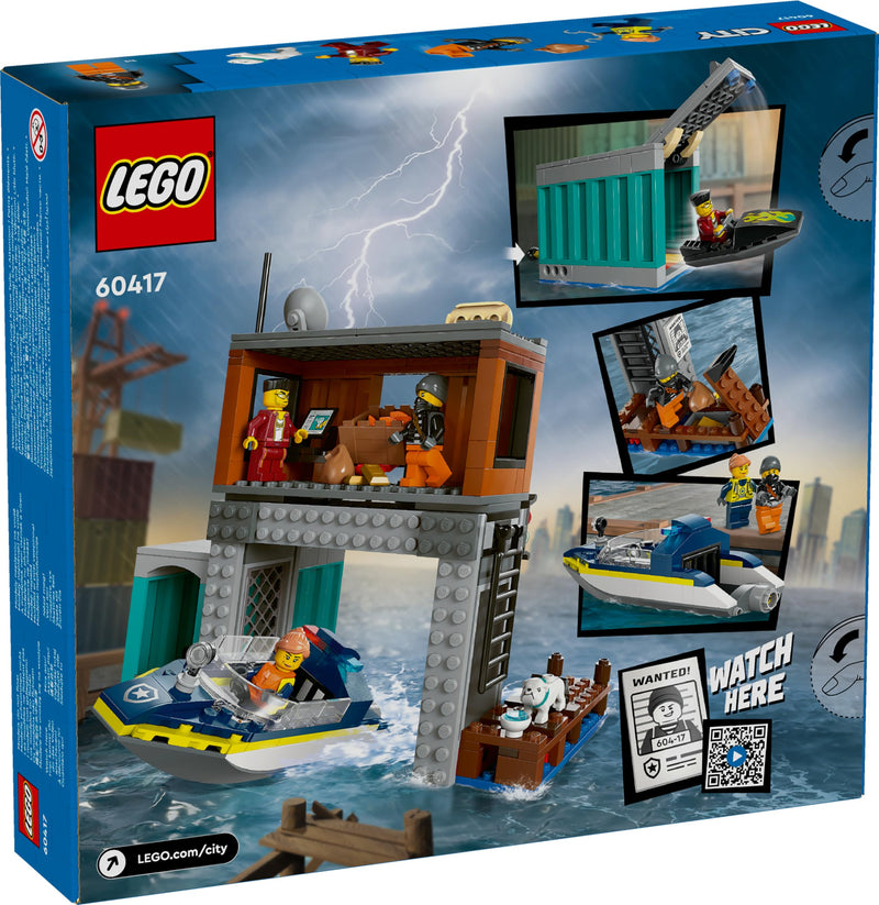 LEGO City - Police Speedboat and Crooks' Hideout (60417)