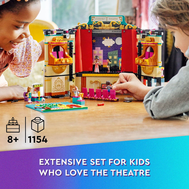 LEGO Friends Andrea’s Theatre School 41714 Building Kit; Toy Theatre with Lots of Props and an Acting School for Kids Aged 8+ (1,154 Pieces)