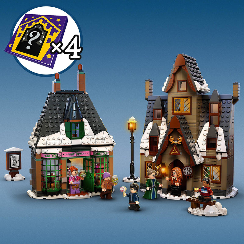 LEGO Harry Potter Hogsmeade Village Visit Building Toy, 20th Anniversary Set with Collectible Golden Minifigure, Gift for Idea for Kids, Girls and Boys 76388